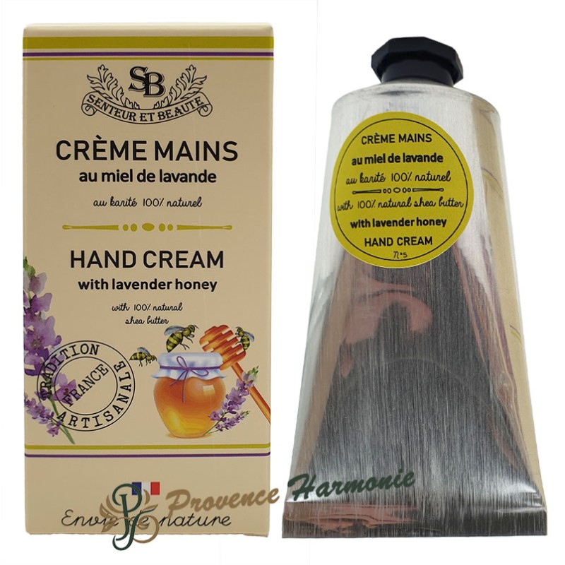 Crema de manos con miel de lavanda 75 ml Un été en Provence Envie de Nature