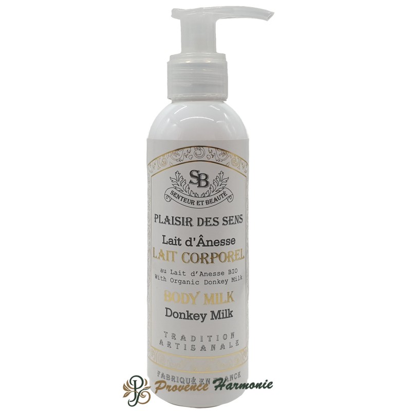 Organic donkey milk body lotion 200 ml Un été en Provence