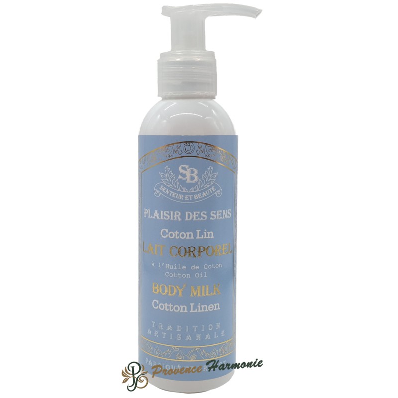 Cottonseed oil body lotion 200 ml Un été en Provence