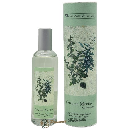 Eau de toilette Verveine Menthe - Parfum Provence et Nature 100 ml