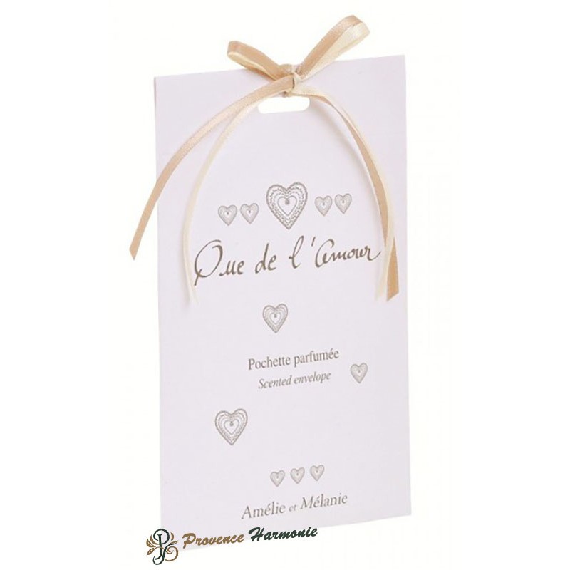 Que de L'Amour perfume bag Amélie et Mélanie Lothantique