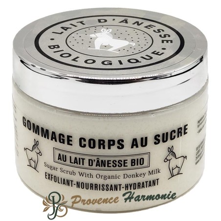 Gommage corps au sucre au lait d'ânesse BIO Bell' Ânesse En Provence