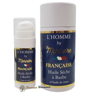 Huile sèche à barbe L'HOMME by LA Marinière FRANÇAISE