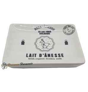 Jabonera rectangular Leche de burra