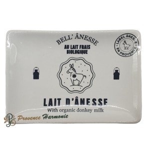 Porte savon rectangle Lait d'ânesse