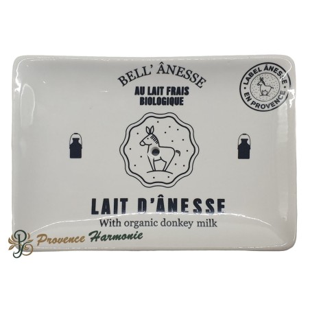 Porte savon rectangle Lait d'ânesse