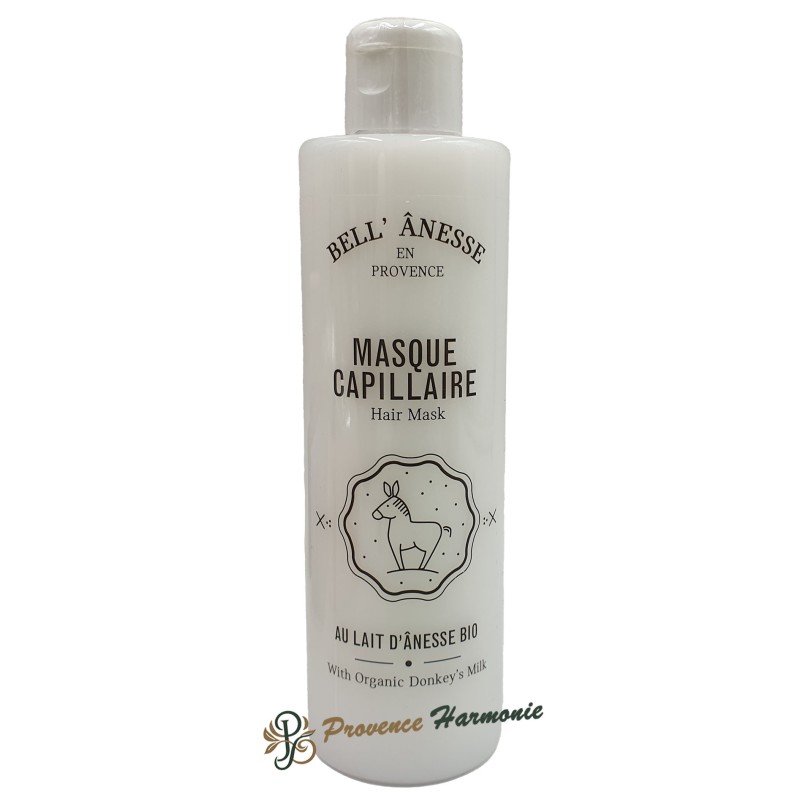 Masque Capillaire au lait d'ânesse BIO Bell' Ânesse En Provence