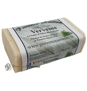 Sapone con olio essenziale di verbena e olio d'oliva biologico