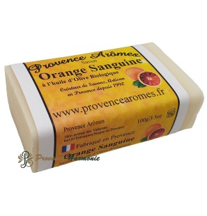 Jabón de Naranja Sanguina con Aceite de Oliva Ecológico