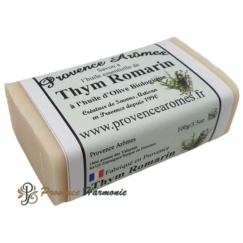 Thyme Rosemary Soap with organic olive oil