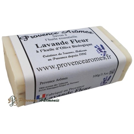 Savon huile essentielle Fleurs de lavande huile d'olive Bio