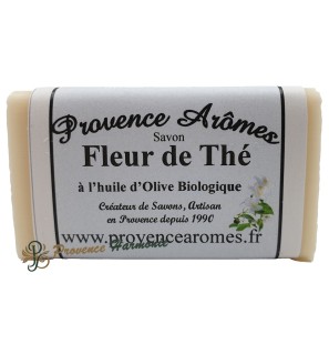 Fleur de Thé organic olive oil soap bar