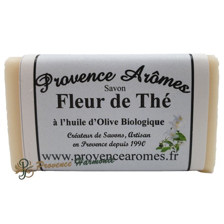 Fleur de Thé organic olive oil soap bar