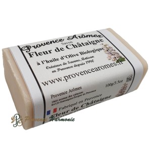 Savon Fleur de Châtaigne à l'Huile d'Olive Bio