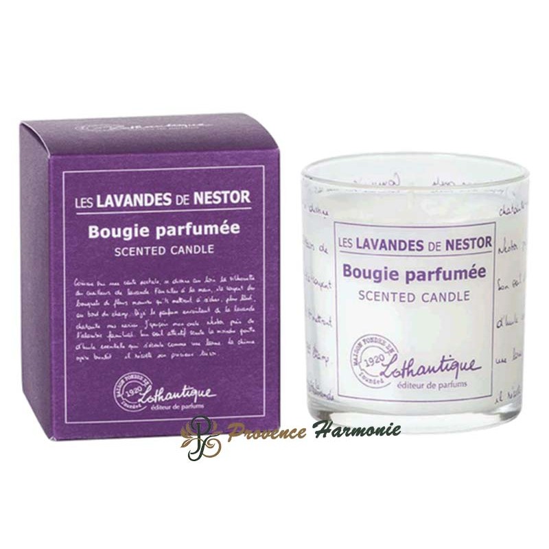 Bougie parfumée Les lavandes de Nestor Lothantique