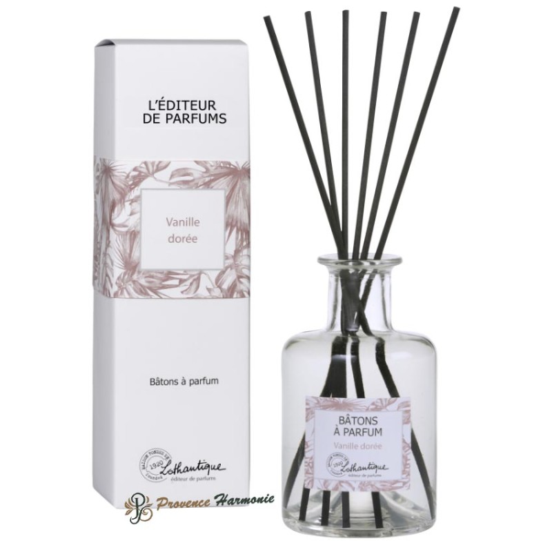 Varillas de Perfume Vainilla Dorada Lothantique