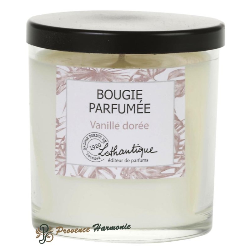 Bougie parfumée Vanille dorée Lothantique