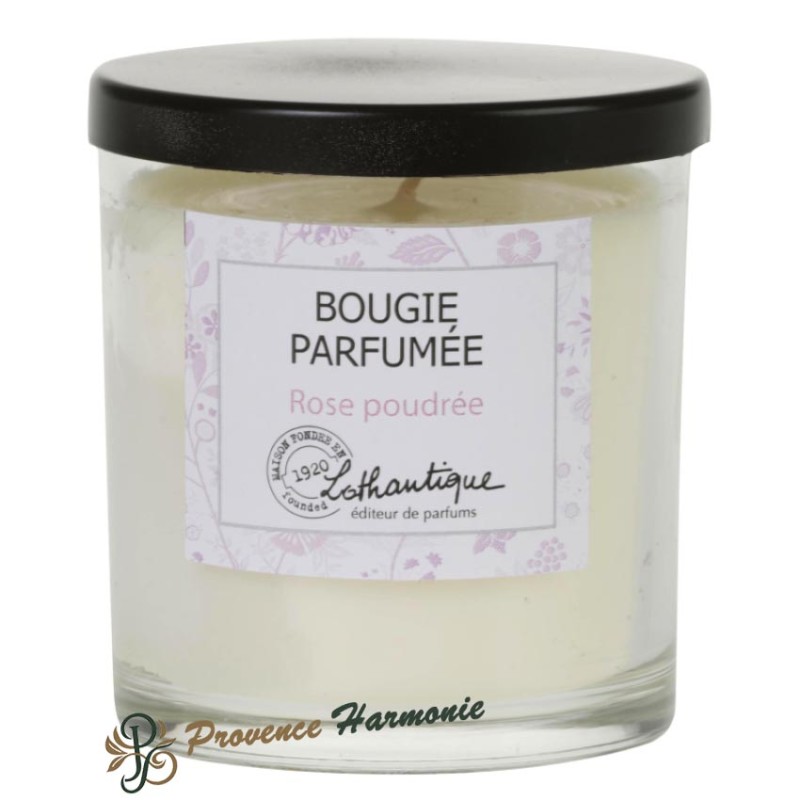 Powdery Rose Scented Candle Lothantique