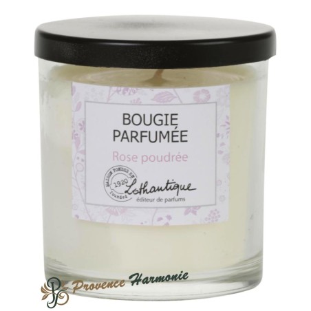 Lothantique Powdery Rose Scented Candle