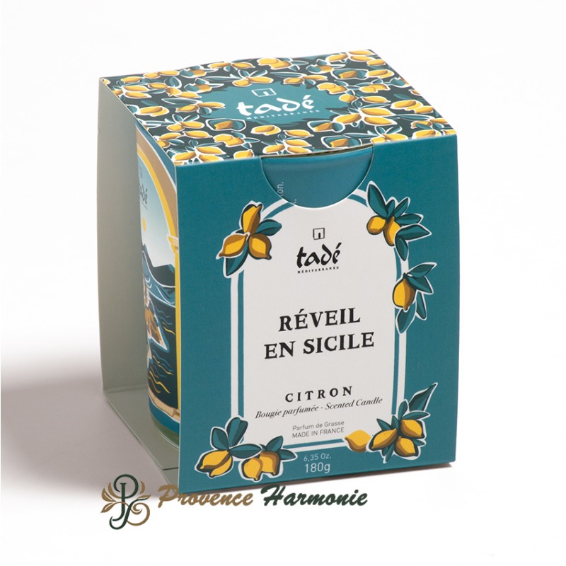 Bougie Parfumée Citron Tadé Méditerranée