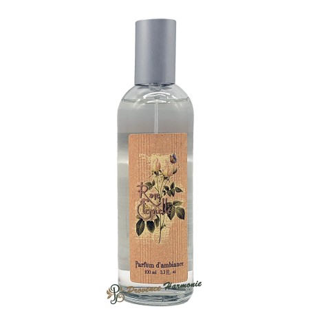 Fragancia de ambiente Rosa Éternel Provence et Nature, una fragancia floral delicada que evoca la belleza intemporal de la rosa,