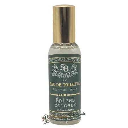 Eau de toilette Épices Boisée 50ml - Parfum Un été en Provence