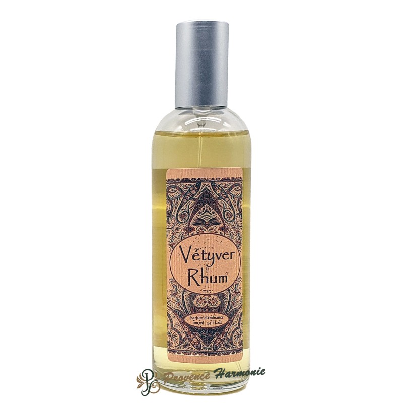 Parfum D'ambiance Vétyver Rhum Provence Et Nature