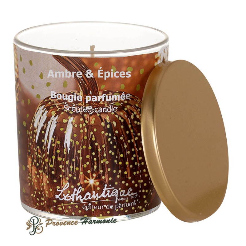 Bougie parfumée Ambre et Épices Lothantique